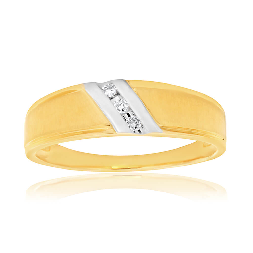 9ct Yellow Gold Diamond Promotional Ring