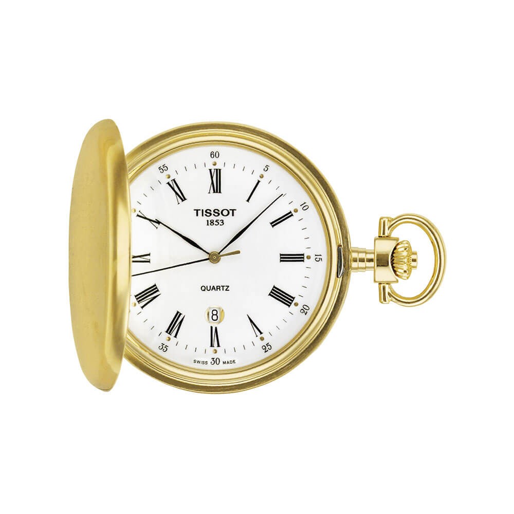Tissot Savonnette T83455313 Gold Unisex Pocket Watch