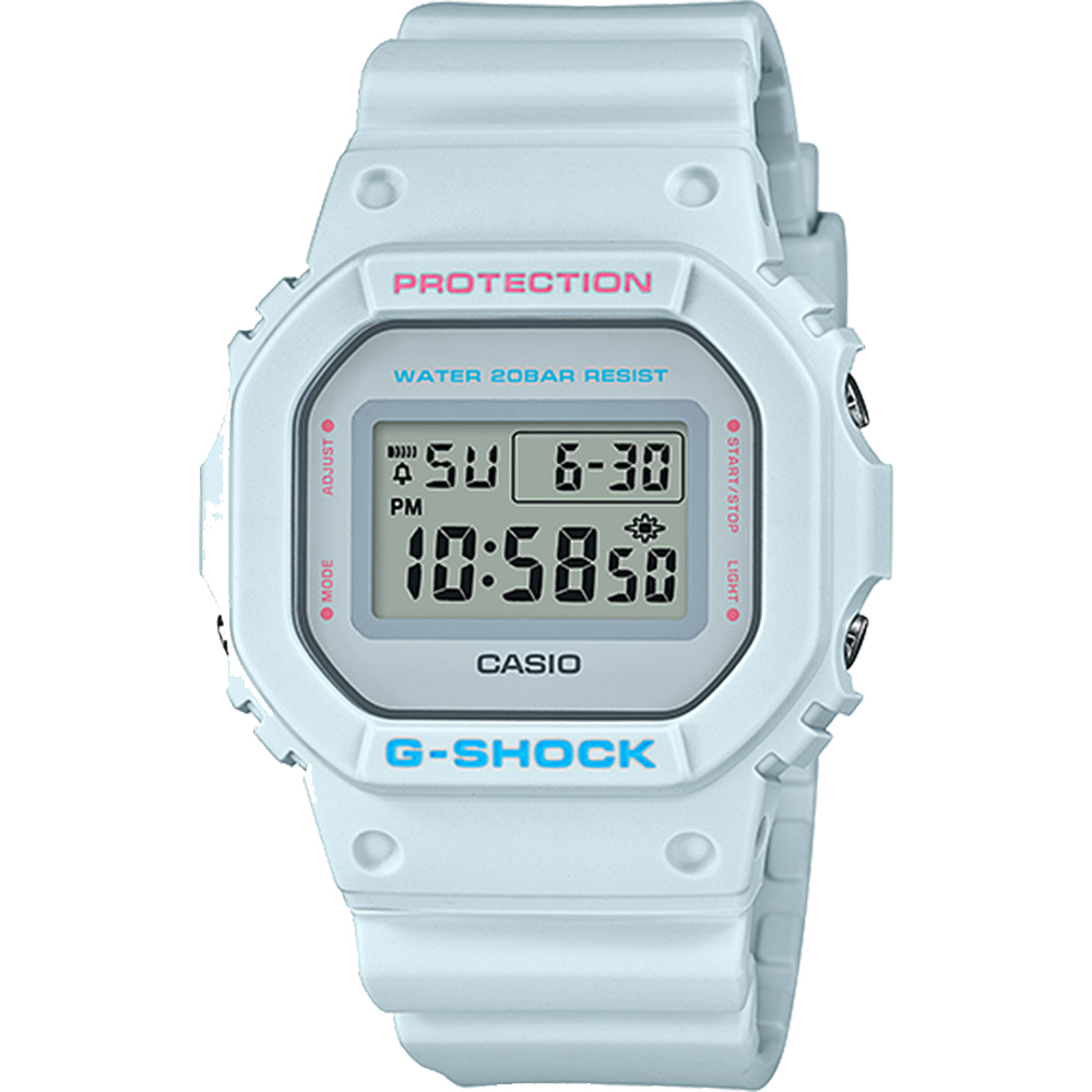 Casio G-Shock DW5600SC-8D White Digital Watch