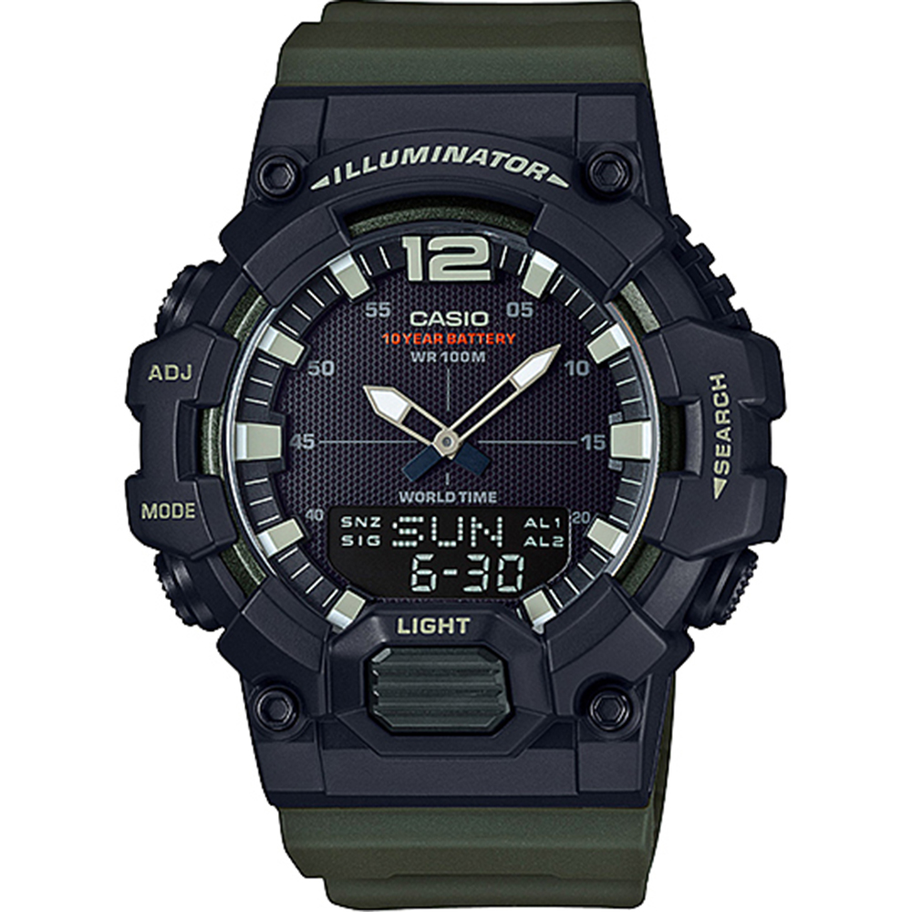 Casio HDC700-3A Illuminator Black Mens Watch