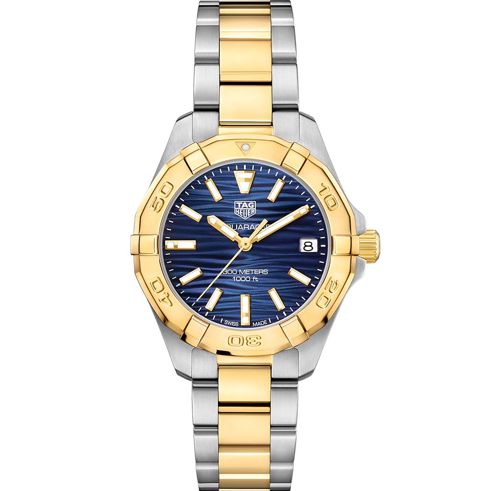 TAG Heuer Aquaracer WBD1325BB0320 Stainless Steel & Gold Plated Womens Watch
