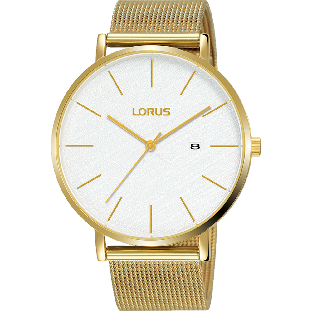 Lorus RH910LX-9 Gold Tone Mesh Mens Watch