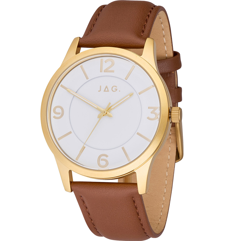JAG J2406 Brown Leather Mens Watch