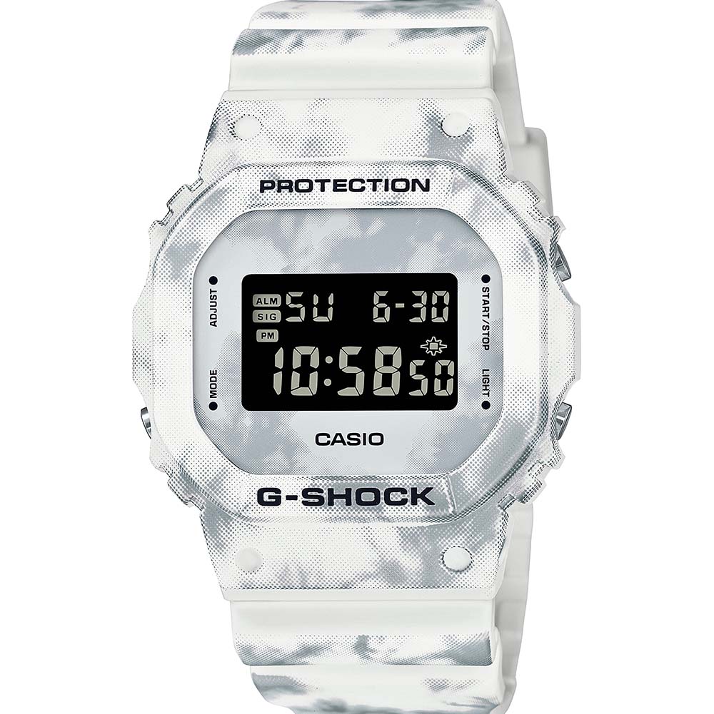 G-Shock DW5600GC-7D Grunge Snow Camo