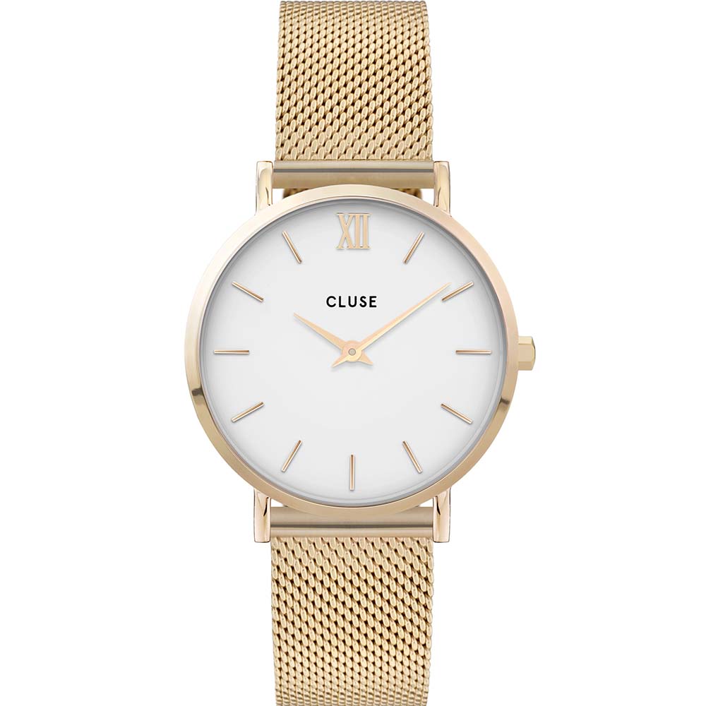 Cluse CW0101203007 Minuit Gold Tone Mesh Womens Watch