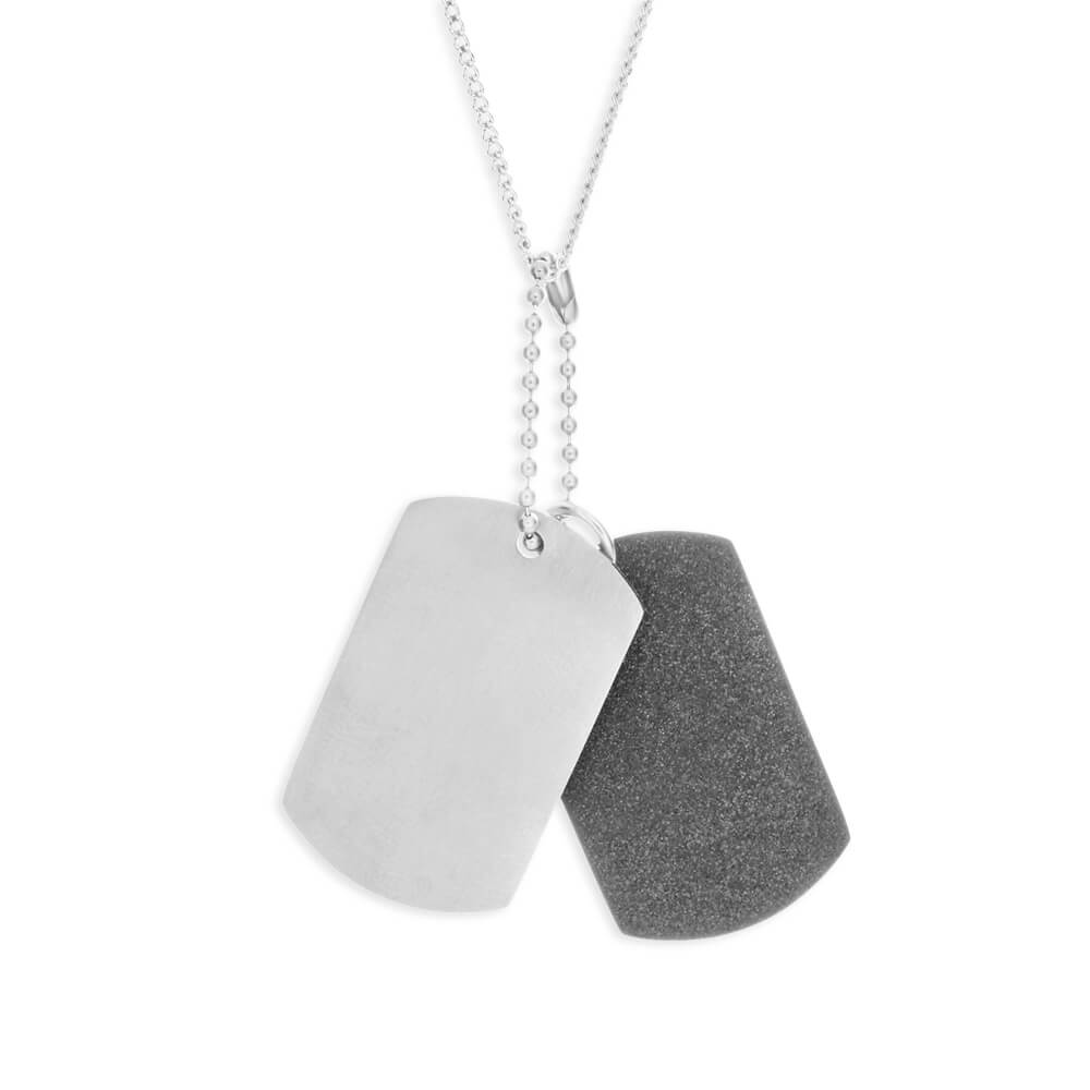 Forte Stainless Steel Double Dog Tag Pendant