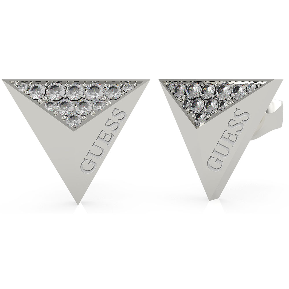 GUESS Stainless Steel 13mm Triangle Stud Earring